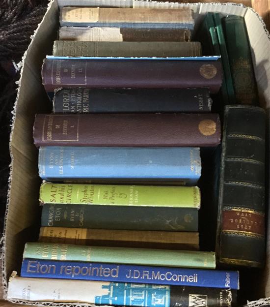 Collection of Eton College books